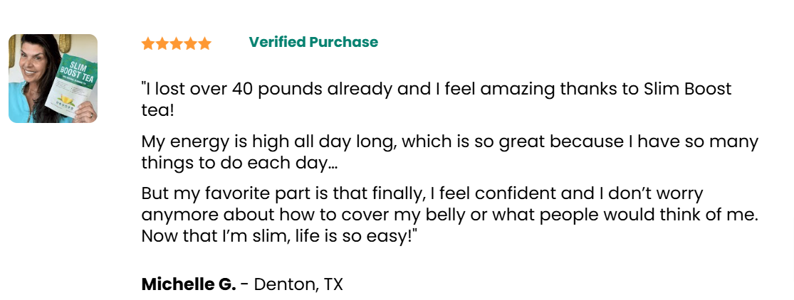 Slim Boost Tea Customer Reviews